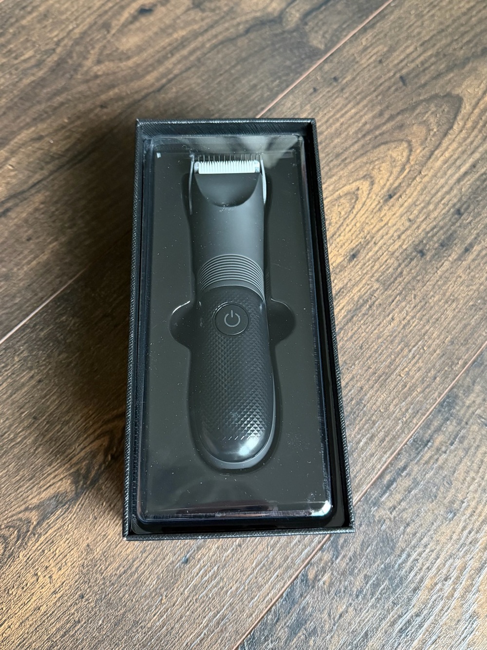 Men's Black Electric Beard Trimmer - Rechargeable Grooming Kit